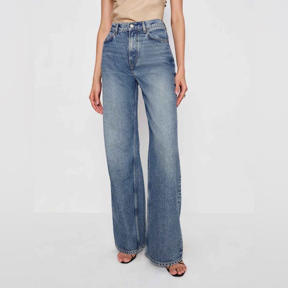 Reformation Cary High Rise Slouchy Wide Leg Jeans in Colorado (US 6/28) - Picture 3 of 10